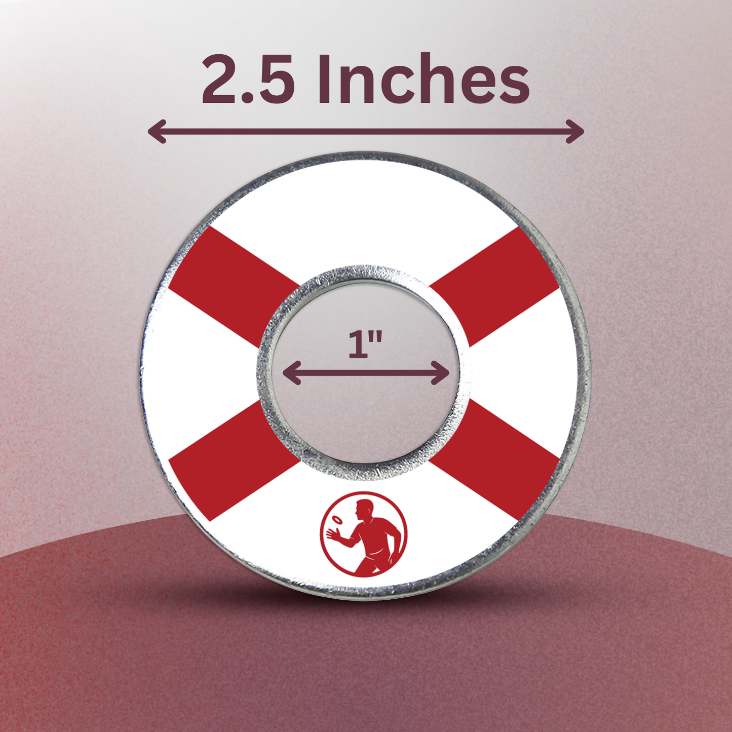 Alabama Flag Washer Toss Game Set