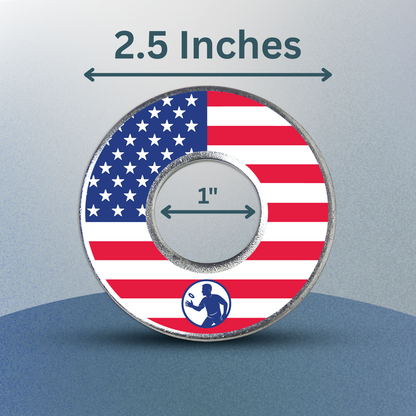 American Flag Washers Set