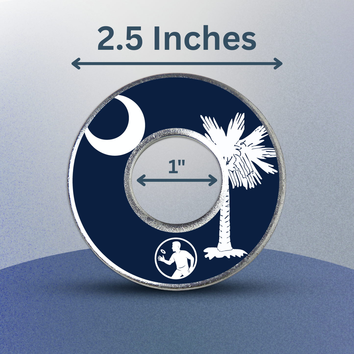 South Carolina Flag Washer Toss Game Set