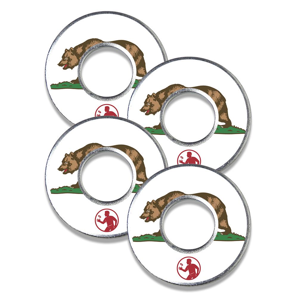 California themed metal washers for washer toss game by Throw Washers