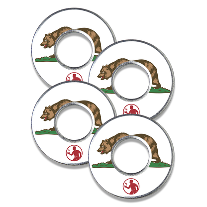California themed metal washers for washer toss game by Throw Washers