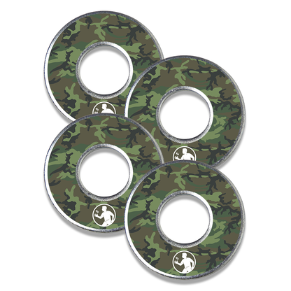 Camo metal washers for washer toss game by Throw Washers
