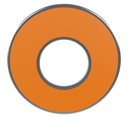 Burnt Orange Washer Toss Game Set