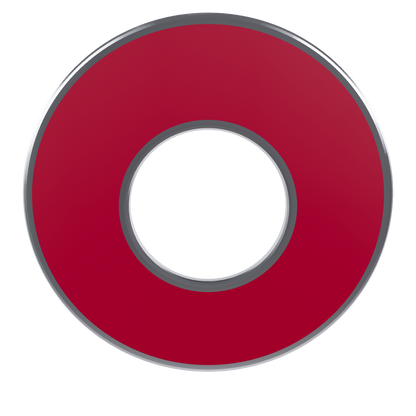 Dark Red Washer Toss Game Set