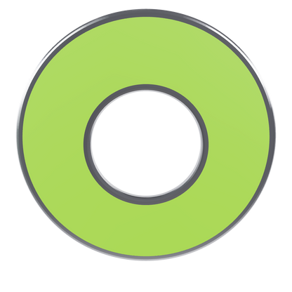 Lime Green Washer Toss Game Set