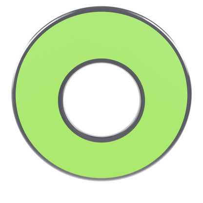 Neon Green Washer Toss Game Set