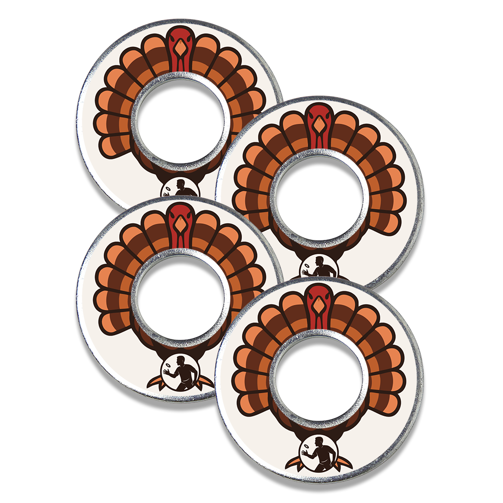 Turkey themed washers for washer toss game by Throw Washers