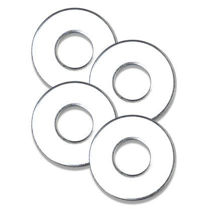 White metal washers for washer toss game by Throw Washers